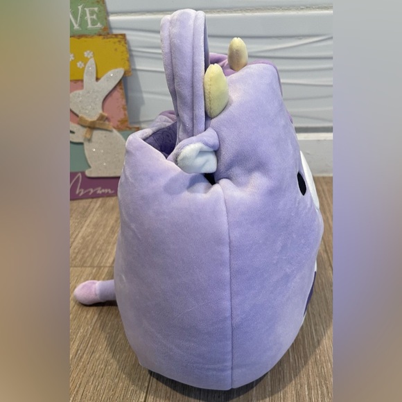 NWT 12” with handle Bubba the Cow 🐮 with Easter 🐣 Eggs 🥚 Squishmallow Pail. - Picture 4 of 6